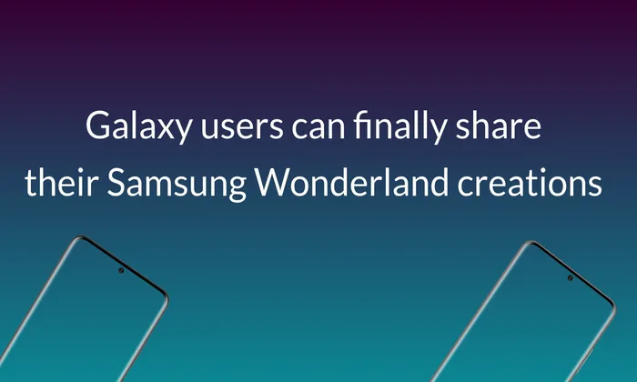 Galaxy users can finally share their Samsung Wonderland creations